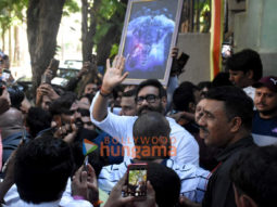 Photos: Ajay Devgn snapped on his birthday interacting with the media