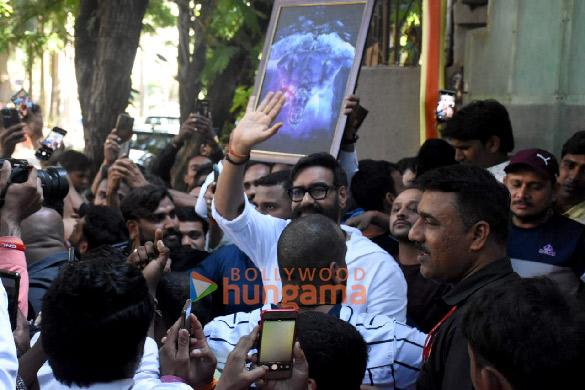 photos ajay devgn snapped on his birthday interacting with the media 2