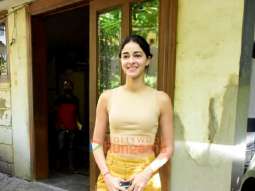 Photos: Ananya Panday snapped outside a dubbing studio in Bandra