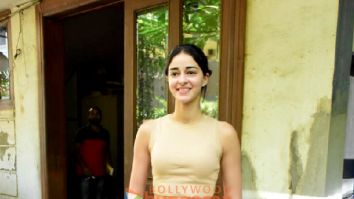 Photos: Ananya Panday snapped outside a dubbing studio in Bandra