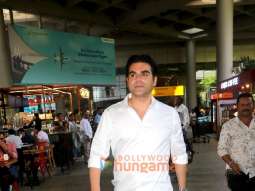 Photos: Arbaaz Khan, Giorgia Andriani and Malavika Mohanan spotted at the airport
