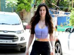Photos: Giorgia Andriani spotted at gym in Bandra