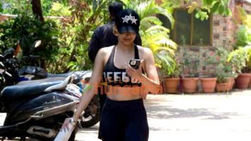 Photos: Malaika Arora spotted outside Diva Yoga in Bandra