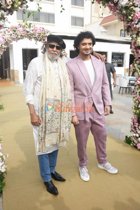 photos mithun chakraborty namashi chakraborty and amrin qureshi snapped promoting their film bad boy 2