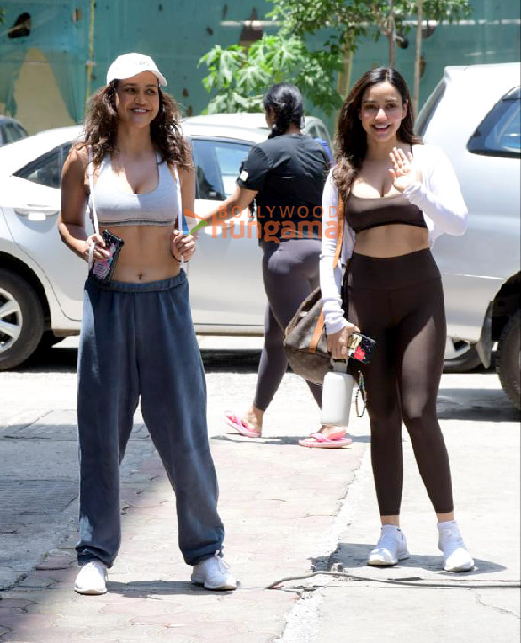 photos neha sharma and aisha sharma spotted at a gym in bandra 3