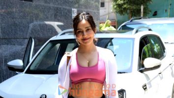 Photos: Neha Sharma and Neha Bhasin snapped outside the gym in Bandra