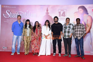 Photos: Samantha Ruth Prabhu, Dev Mohan and others snapped at the press conference of Shaakuntalam in Mumbai