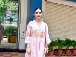 Photos: Sanya Malhotra snapped in Juhu