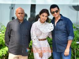 Photos: Sharman Joshi and Shriya Saran snapped promoting their film Music School