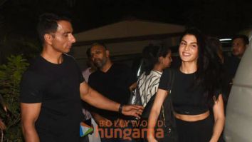 Photos: Sonu Sood and Jacqueline Fernandez snapped post a shoot in Juhu