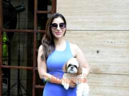 Photos: Sophie Choudry snapped outside the gym in Mumbai
