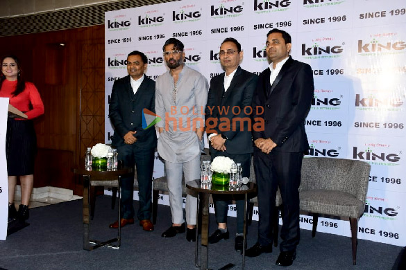 Photos: Suniel Shetty snapped at the press meet of King Pipes at JW Marriot in Juhu