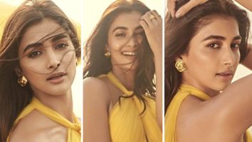 Pooja Hegde is a ray of sunshine in yellow tulle gown by Gauri & Nainika at Kisi Ka Bhai Kisi Ki Jaan trailer launch