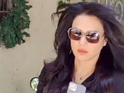 Preity Zinta gets papped at a Juhu salon