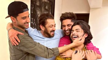 Bromance alert: Salman Khan poses with Kisi Ka Bhai Kisi Ki Jaan co-stars, Jassie Gill, Raghav Juyal, & Siddharth Nigam; see post