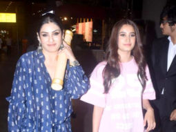 Raveena Tandon flaunts her Padma Shri Award at the airport