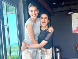 Kriti Sanon and Nupur Sanon tick off Skydiving from their bucket list; watch
