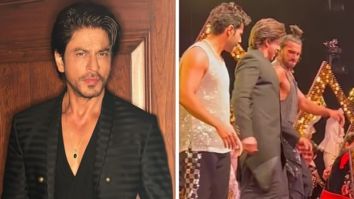 Shah Rukh Khan performs LIVE on Pathaan song; Varun Dhawan and Ranveer Singh join him on stage