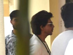Shah Rukh Khan & son Aryan Khan reach YRF to pay respects to Pamela Chopra
