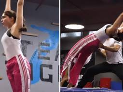 Sharvari Wagh does back flips as her intense training begins for YRF’s spy universe? watch video