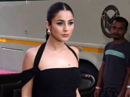 Shehnaaz Gill defines elegance in this black dress as she gets clicked outside the sets ‘The Kapil Sharma’