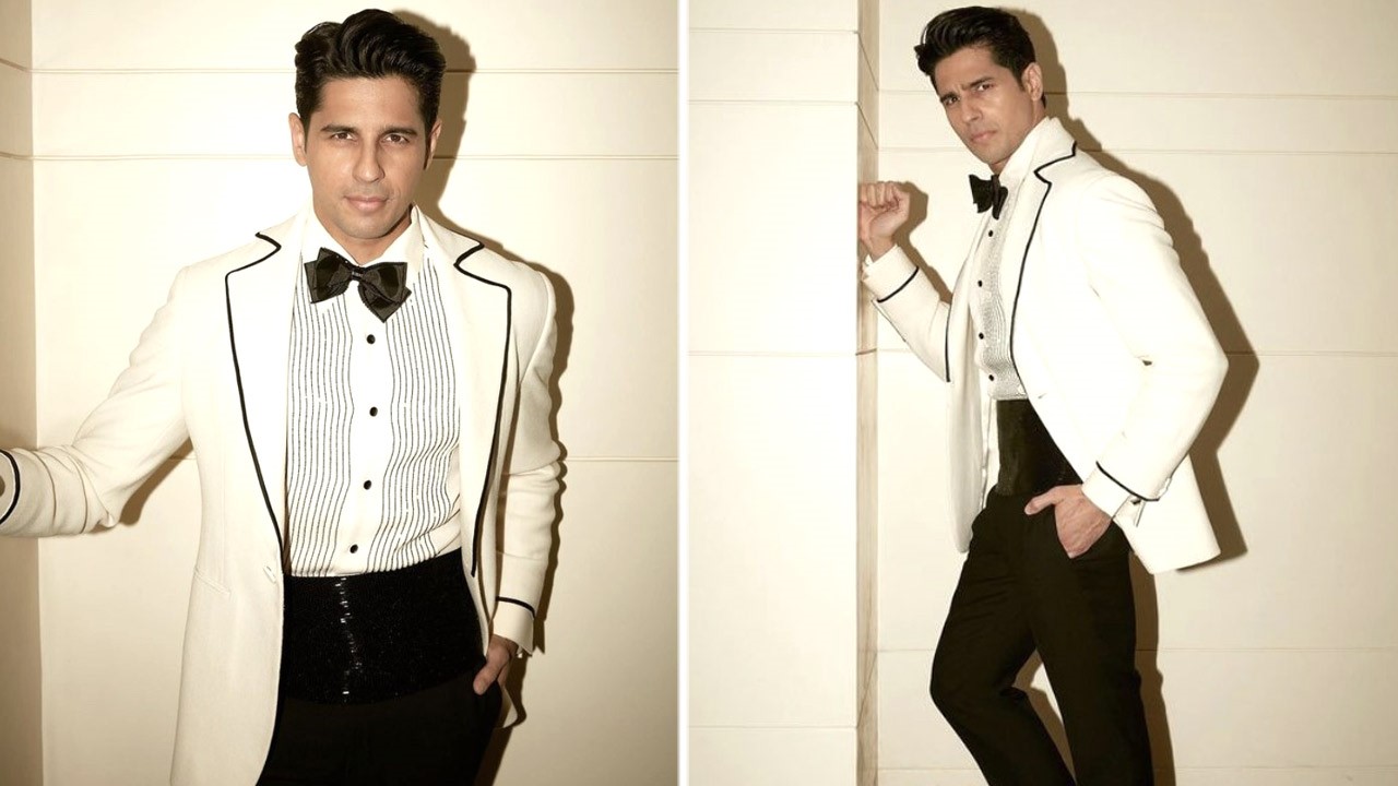 Sidharth Malhotra exudes suave vibes in a dapper white suit at Hello! Hall of Fame Awards 2023 : Bollywood News
