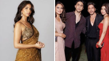 Suhana Khan chose an impeccable red corset gown and sheer sequined saree for NMACC and pulled it off like a dream come true