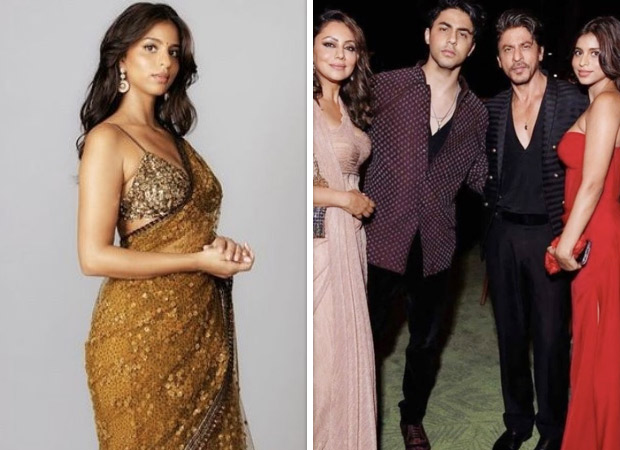 suhana khan red corset dress Suhana Khan paints the town red in a dazzling saree with corset blouse