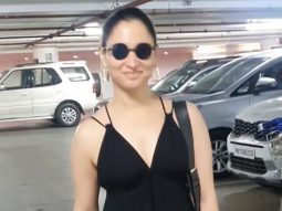 Tamannaah Bhatia looks elegant in this black outfit as she gets clicked at the airport