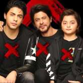 Shah Rukh Khan and his boys Aryan and AbRam Khan strike an adorable pose in viral photo; leaves fans gushing over them