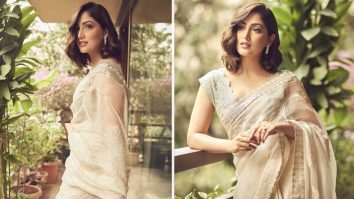 Yami Gautam is a sight of beauty, elegance and grace as she dons a pastel saree