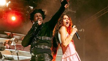 Zendaya, Sia and Maddie Ziegler join Labrinth for a surprise performance at Coachella 2023