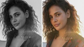 Aisha Sharma dazzles in a floral print jumpsuit and black bralette