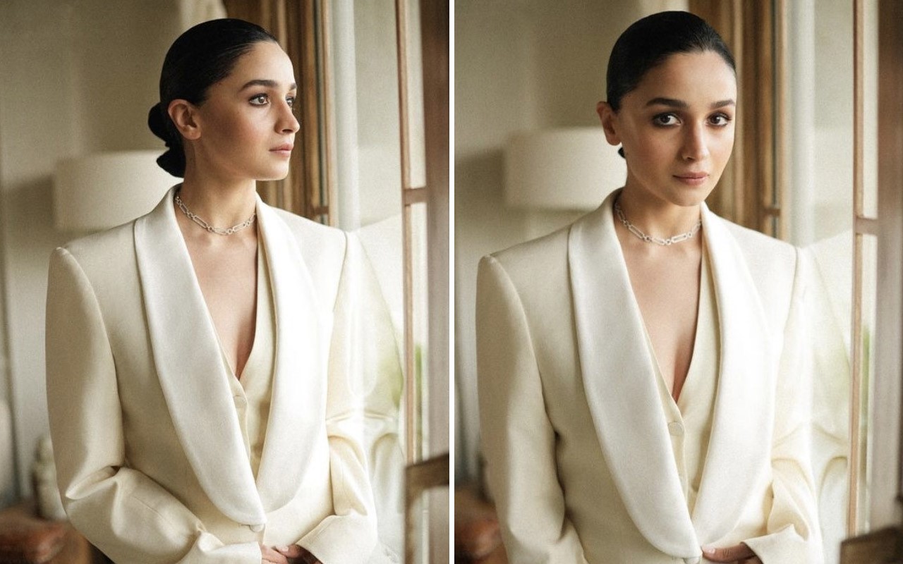 Alia Bhatt brings a refreshing twist to power dressing in a crisp pantsuit : Bollywood News You Moviez