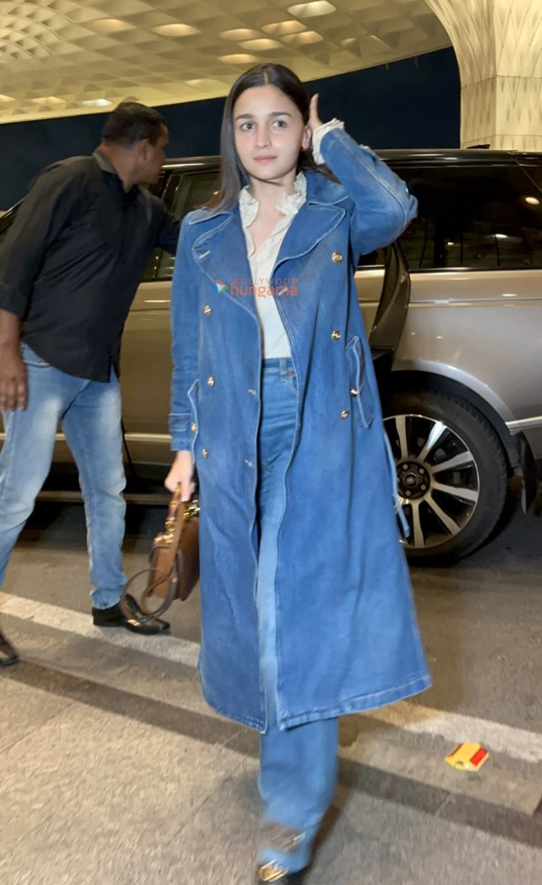 Alia Bhatt rocks denim glam en route to Gucci's Cruise 2024 Show in Seoul