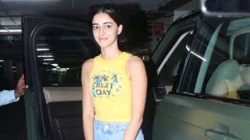 Ananya Panday opts for a casual airport look
