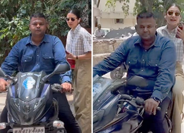 Anushka Sharma’s bodyguard fined Rs. 10,500 by Mumbai Police for riding a bike without helmet and license : Bollywood News