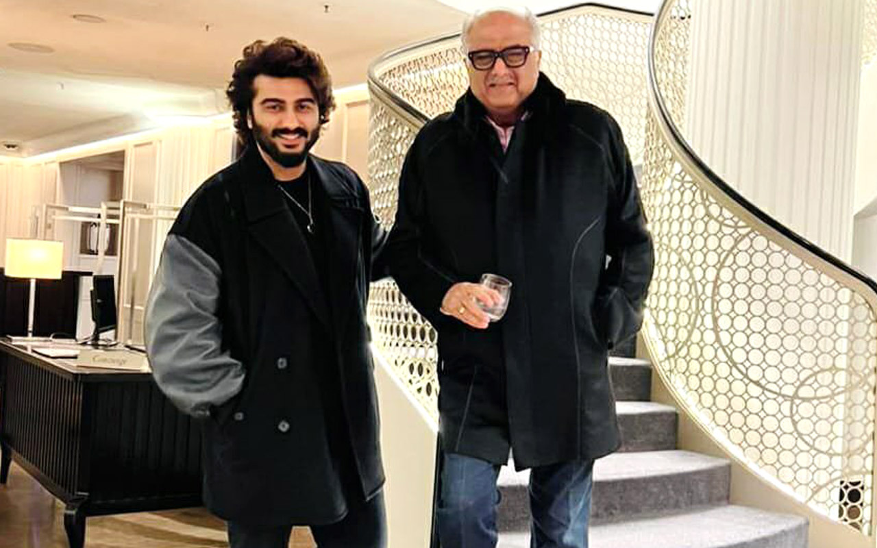 Arjun Kapoor takes the first-ever trip of his life with his dad Boney Kapoor; attend Hans Zimmer’s concert in Frankfurt