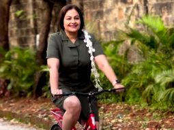 Ayesha Jhulka enjoys early morning cycling