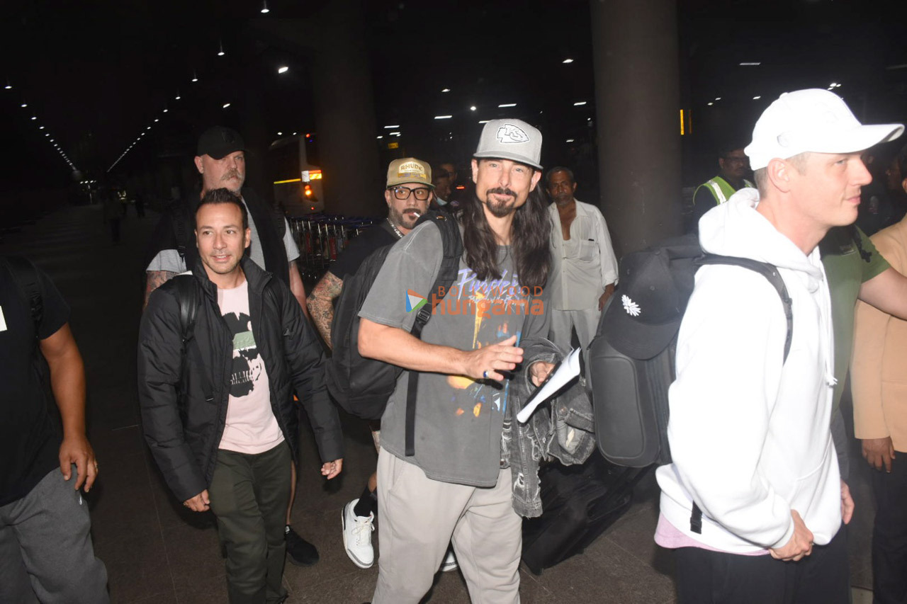 Backstreet Boys arrive in India for their Mumbai show tomorrow, see photos and videos
