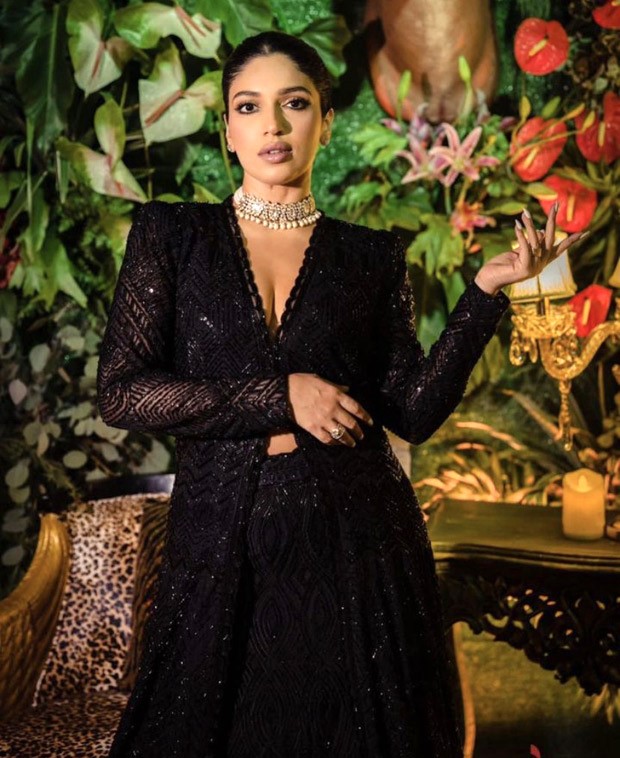 Bhumi Pednekar unleashes the essence of elegance in a black Anarkali