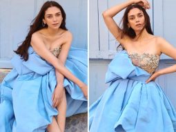 Cannes 2023: Aditi Rao Hydari spellbinds in the most fashionable way in a blue strapless gown