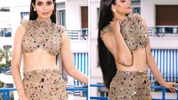 Cannes 2023: Diana Penty exudes elegance in Falguni & Shane Peacock-created elegant crop top and embellished fitted skirt