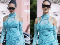 Cannes 2023: Esha Gupta rules the streets of the French Riviera wearing a gorgeous aqua blue midi dress