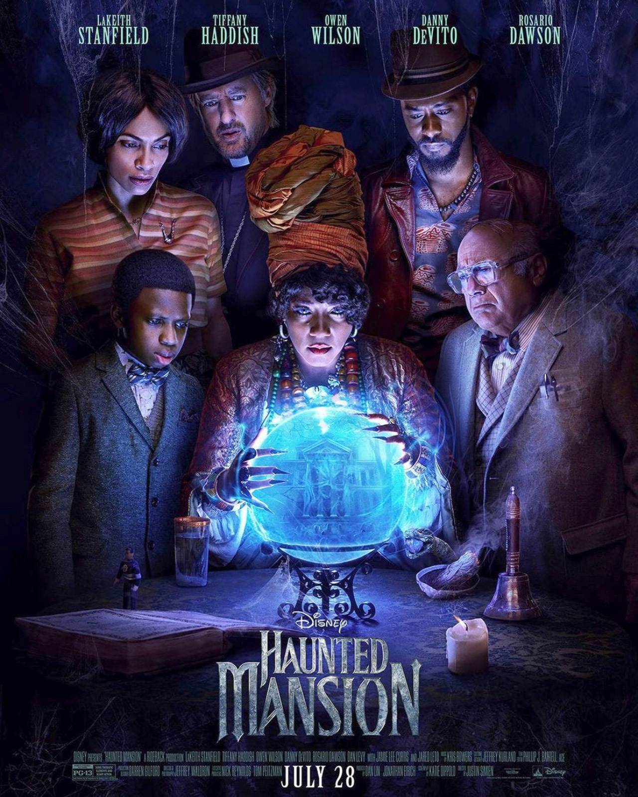 Haunted Mansion Trailer: LaKeith Stanfield, Tiffany Haddish, and Owen Wilson star in the upcoming Disney adventure