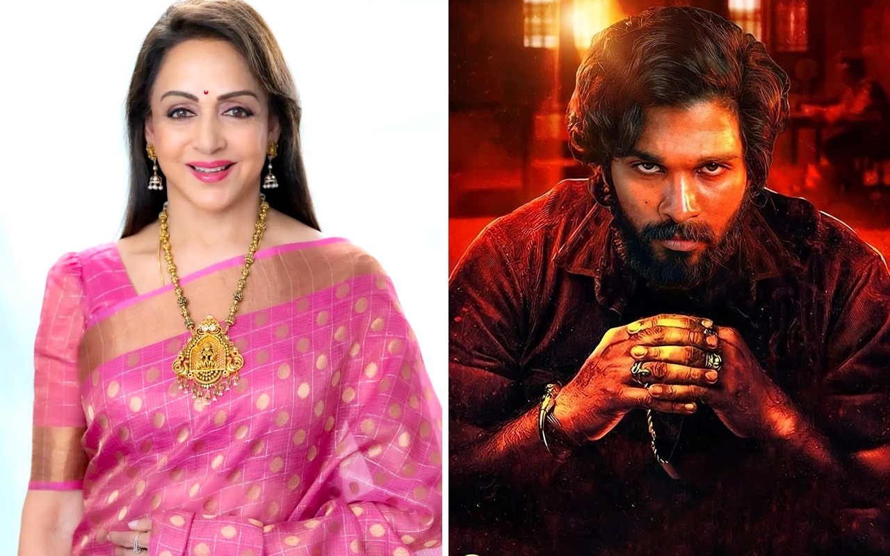 Hema Malini lauds Allu Arjun’s look and performance in Pushpa: The Rise; says, “Hamare Hindi film heroes thodi na aisa dikhenge” : Bollywood News