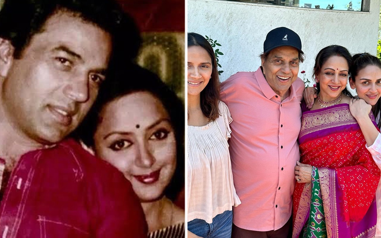 Hema Malini shares throwback photos with Dharmendra on their 43rd marriage anniversary; daughter Esha Deol shares a heartfelt post : Bollywood News