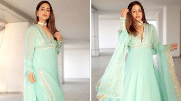 Hina Khan’s ethereal charm shines through in this exquisite anarkali ensemble