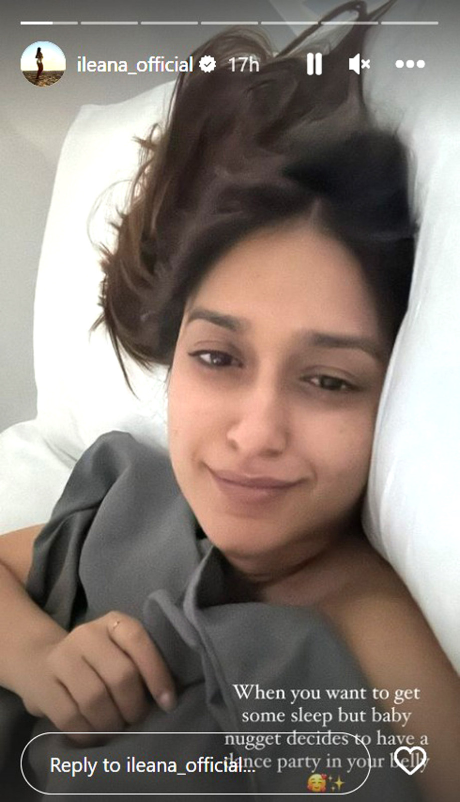 Ileana D'Cruz's unborn baby keeps her up all night with “dance parties”