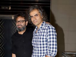 Imtiaz Ali poses for paps at Afwaah screening in casual look